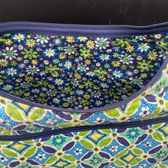 Vera Bradley Floral Geometric Shoulder Bag - Picture 11 of 11